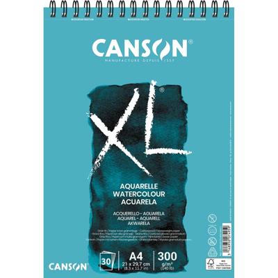 Aquarelpapier Canson XL 30vel 300gr A4 wit | 5 stuks