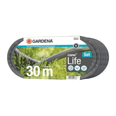Gardena Textielslang Liano Life 30m, Set - 18457-20 - 18457-20 - thumbnail