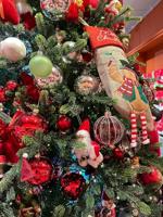 Decoris kerstballen Glas 20st Kerstrood 6cm - thumbnail