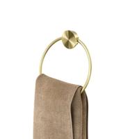 Handdoekring Geesa Opal Goud Geborsteld - thumbnail