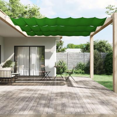 VidaXL Luifel verticaal 140x360 cm oxford stof lichtgroen