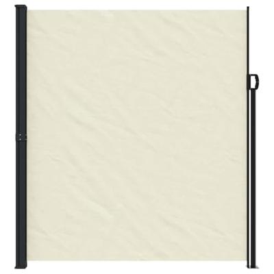 VidaXL Windscherm uittrekbaar 220x500 cm crèmekleurig