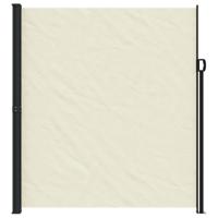 VidaXL Windscherm uittrekbaar 220x500 cm crèmekleurig - thumbnail