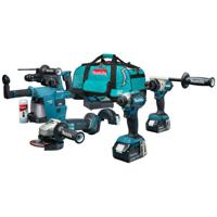 Makita DLX4155TX1 Accu Combiset 4-delig 18V 5.0Ah in Tas - thumbnail