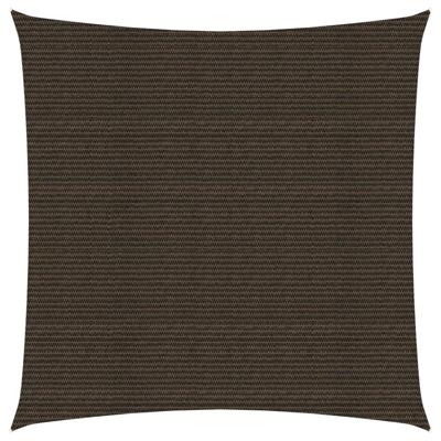 VidaXL Zonnezeil 160 g/m² 2x2 m hdpe bruin