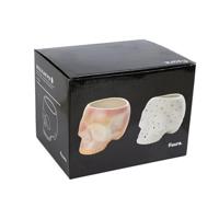 Skull plant pot - pink gradient - thumbnail