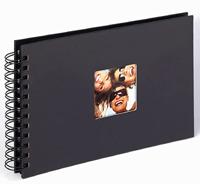 walther+ design SA-109-B Ringbandalbum (b x h) 25 cm x 17 cm Zwart 40 bladzijden - thumbnail