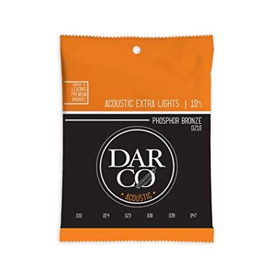 Darco Acoustic D210 Extra Lights 92/8 Phosphor Bronze 10-47 snarenset voor westerngitaar