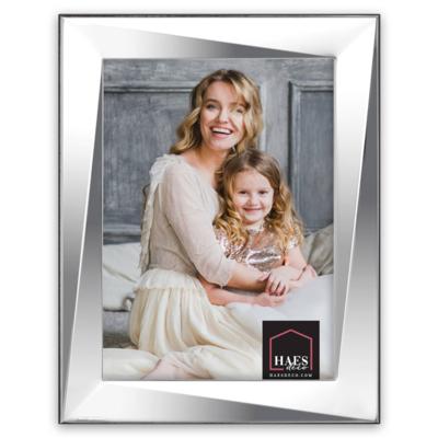 Haes Deco Verzilverde Fotolijst Firenze voor een foto van 15x20 cm - Fraai Verzilverd met luxe Houten achterzijde en standaard om neer te zetten