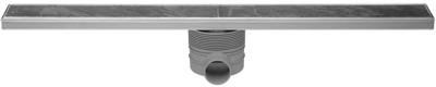 Easy Drain Tegeldrain tegelgoot met zijuitloop 50mm 9.8X160CM met 30/35/50cm waterslot edt1600