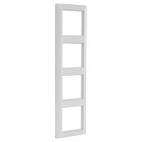 Jung AS500 Afdekraam | Inbouw | 4-voudig | Polarwit - 66.003.26 - thumbnail