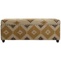 Kist Home ESPRIT Beige Mosterd Katoen 120 x 40 x 45 cm - thumbnail