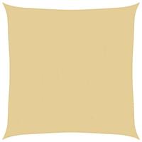 Zonnezeil 3x3 m 100% polyester oxford zandkleurig - thumbnail