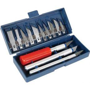 Precisie snijset 3 meshouders 13 mesjes Velleman - Velleman