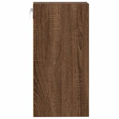 Hangkast Riga 40x29,5x60 cm bewerkt hout bruin eikenkleur Hangkast Riga 40x29,5x60 cm bewerkt hout bruin eikenkleur