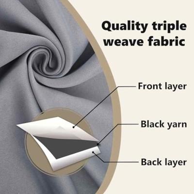 VidaXL Zwart-out gordijnen met ringen 2 pcs lichtgrijs 260 x 140 cm