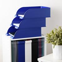 Leitz brievenbakje Plus 5233 Jumbo blauw - thumbnail