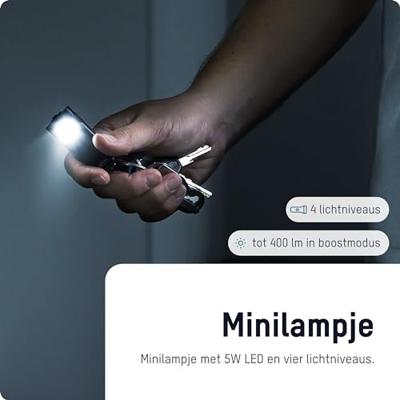 Ansmann 1600-0597 ML400R Kleine mobiele lamp LED Zwart Ansmann 1600-0597 ML400R Kleine mobiele lamp LED Zwart