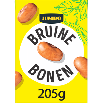 Jumbo Biologische Bruine Bonen 205 g