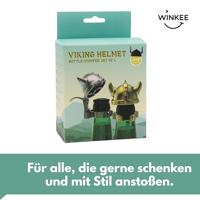 Viking helm flesstoppers (set van 4) - thumbnail