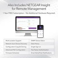 NETGEAR GS728TP Managed L2/L3/L4 Gigabit Ethernet (10/100/1000) Power over Ethernet (PoE) 1U Zwart - thumbnail