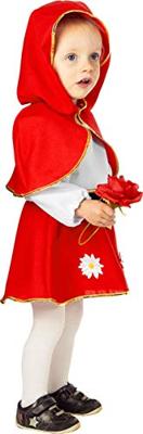 Rood jurkje met cape