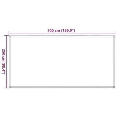 VidaXL Tentapijt 250x500 cm antraciet