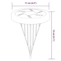 Grondlampen 4 st solar met grondpennen warmwit - thumbnail