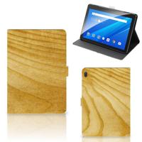 Lenovo Tab E10 Tablet | Book Cover | Licht Hout - thumbnail
