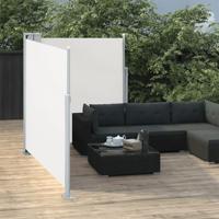 Windscherm uittrekbaar 140x600 cm crme - thumbnail