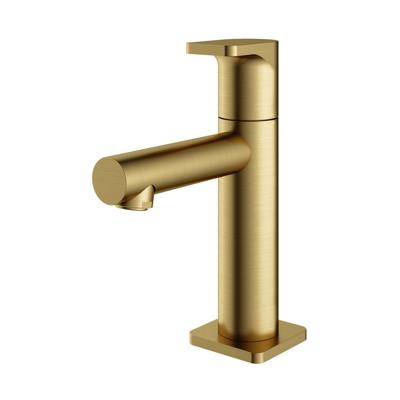 Hotbath Fonteinkraan Gal 14.8 cm Geborsteld Messing PVD Hotbath Fonteinkraan Gal 14.8 cm Geborsteld Messing PVD