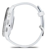 Orologio GPS connesso - GARMIN - Venu 3 - WiFi - 35,4 mm (1,4) - Acciaio argentato, cassa bianca e cinturino in silicone bianco - thumbnail