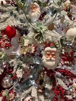 Kersthanger kerstman 6.8x13.3cm - thumbnail