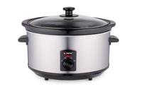 Alpina Slowcooker 3.5L 240W RVS/Zwart - thumbnail