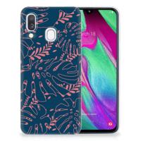 Samsung Galaxy A40 | TPU Case | Palm Leaves - thumbnail