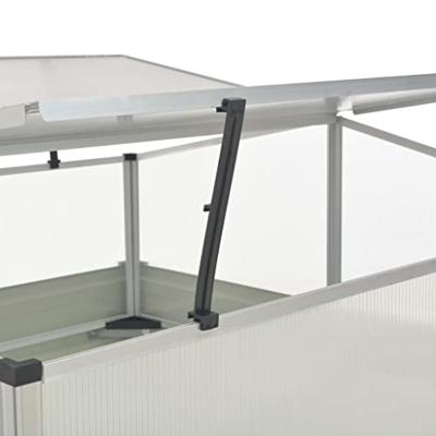 Tuinkas 100x100x77 cm gegalvaniseerd staal antraciet