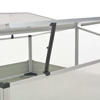 Tuinkas 100x100x77 cm gegalvaniseerd staal antraciet - thumbnail