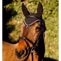 Vliegennetje met oren zwart - thumbnail