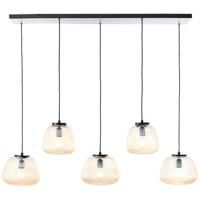 Brilliant 5-lichts hanglampKaizen zwart met wit - 60156/86 - thumbnail