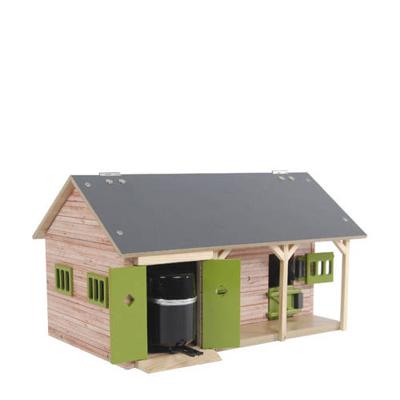 Kids Globe globe paardenstal met 2 boxen en berging 1:32