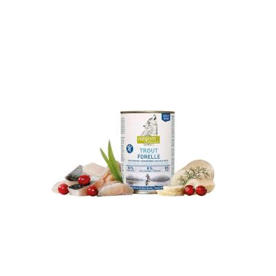 ISEGRIM Doos voor volwassenen forel + chirivia, bosbessen en wilde kruiden, 400 g, hond