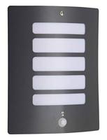 Brilliant Todd 47698/63 Buitenlamp met bewegingsmelder (wand) LED E27 60 W Antraciet - thumbnail