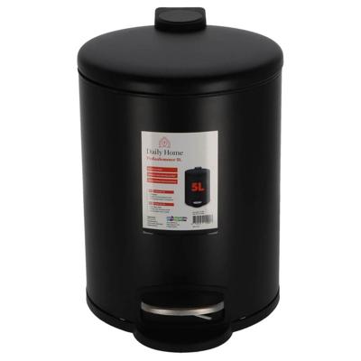 Daily Home Pedaalemmer 5L Mat Zwart