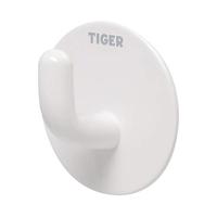 Tiger Handdoekhaak Rondo Wit - thumbnail