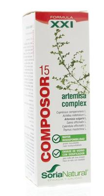 Soria Natural Composor 15 artemisia XXI 50 Milliliter Soria Natural Composor 15 artemisia XXI 50 Milliliter
