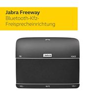 Jabra Freeway Bluetooth KFZ Handsfree Luidspreker (Duitse Stembediening, Stereo-Geluid, Dubbele Microfoontechnologie, Ruisonderdrukking, Audiostreaming, Fm-Zender) Zwart - thumbnail