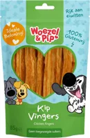 Hondensnack kip vingers 85g - thumbnail