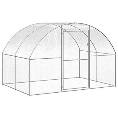 Kippenren 3x24x2 m gegalvaniseerd staal