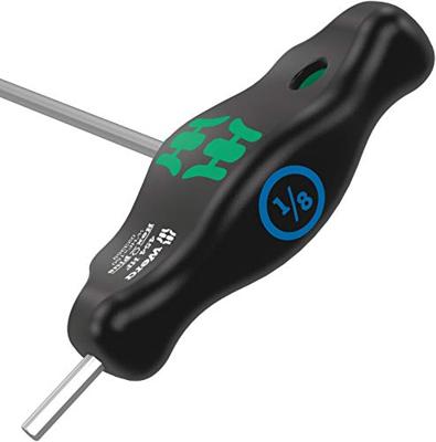 Wera 454 Imperial HF Inbusschroevendraaier Sleutelbreedte (inch): 1/8 inch Koplengte: 150 mm Afmeting, lengte: 150 mm