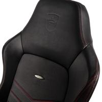 Noblechairs Hero echt leer zwart/rood - thumbnail